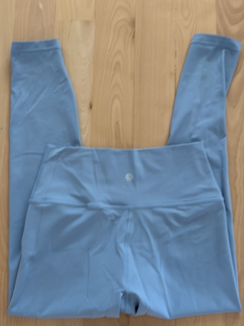 Athleta Baby Blue High-Waist Transcend Leggings